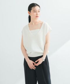URBAN RESEARCH / アーバンリサーチ ベスト | リネンコットンVネックニットベスト