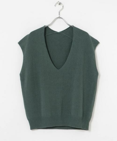 URBAN RESEARCH / アーバンリサーチ ベスト | リネンコットンVネックニットベスト | 詳細8
