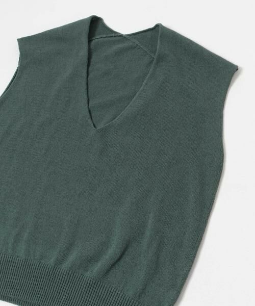 URBAN RESEARCH / アーバンリサーチ ベスト | リネンコットンVネックニットベスト | 詳細9
