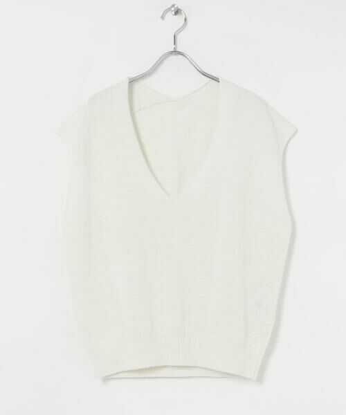 URBAN RESEARCH / アーバンリサーチ ベスト | リネンコットンVネックニットベスト | 詳細21