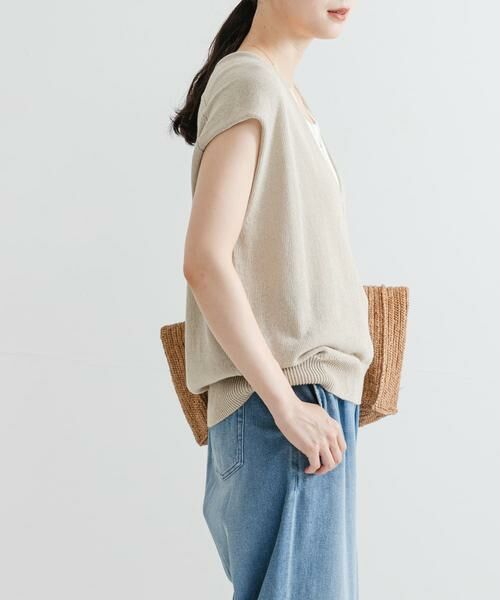 URBAN RESEARCH / アーバンリサーチ ベスト | リネンコットンVネックニットベスト | 詳細26