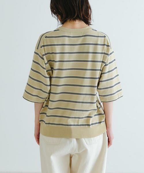 URBAN RESEARCH / アーバンリサーチ Tシャツ | new basic　マルチボーダーニットTシャツ | 詳細10