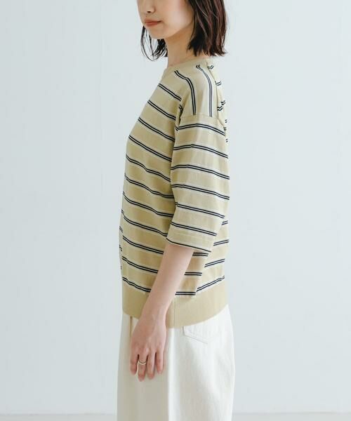 URBAN RESEARCH / アーバンリサーチ Tシャツ | new basic　マルチボーダーニットTシャツ | 詳細9