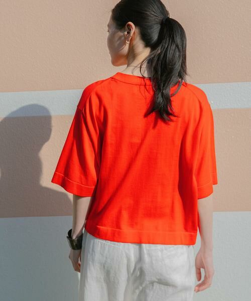 URBAN RESEARCH / アーバンリサーチ Tシャツ | new basic　ハイゲージニットTシャツ | 詳細2