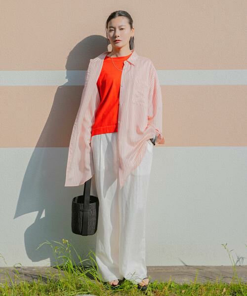 URBAN RESEARCH / アーバンリサーチ Tシャツ | new basic　ハイゲージニットTシャツ | 詳細4