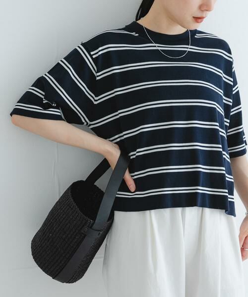 URBAN RESEARCH / アーバンリサーチ Tシャツ | new basic　ハイゲージニットTシャツ | 詳細14