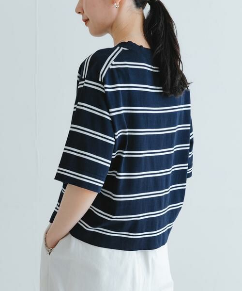 URBAN RESEARCH / アーバンリサーチ Tシャツ | new basic　ハイゲージニットTシャツ | 詳細15