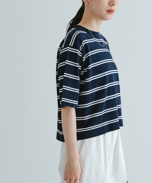 URBAN RESEARCH / アーバンリサーチ Tシャツ | new basic　ハイゲージニットTシャツ | 詳細16