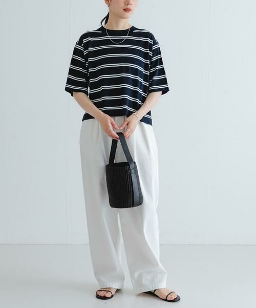 URBAN RESEARCH / アーバンリサーチ Tシャツ | new basic　ハイゲージニットTシャツ | 詳細19