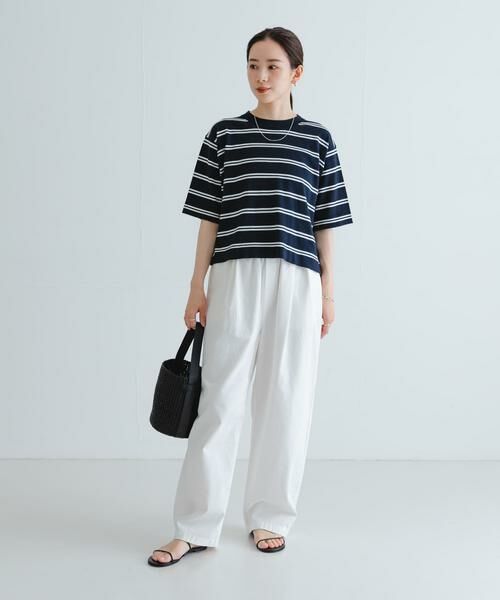 URBAN RESEARCH / アーバンリサーチ Tシャツ | new basic　ハイゲージニットTシャツ | 詳細20