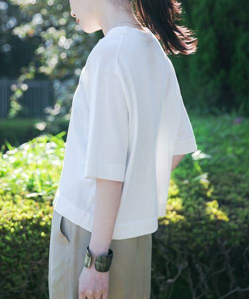 URBAN RESEARCH / アーバンリサーチ Tシャツ | new basic　ハイゲージニットTシャツ | 詳細23