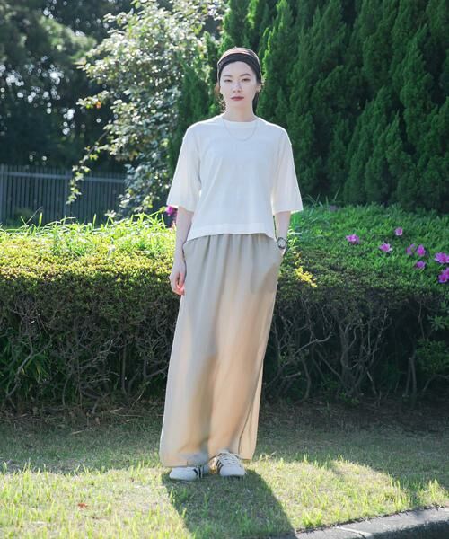 URBAN RESEARCH / アーバンリサーチ Tシャツ | new basic　ハイゲージニットTシャツ | 詳細27