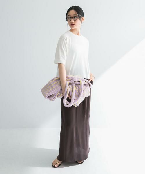 URBAN RESEARCH / アーバンリサーチ Tシャツ | new basic　ハイゲージニットTシャツ | 詳細29