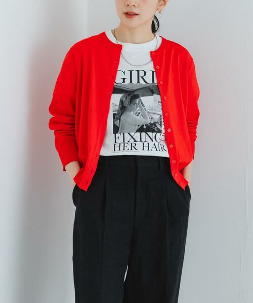 URBAN RESEARCH / アーバンリサーチ カーディガン・ボレロ | new basic　ハイゲージクルーネックニットカーディガン | 詳細2