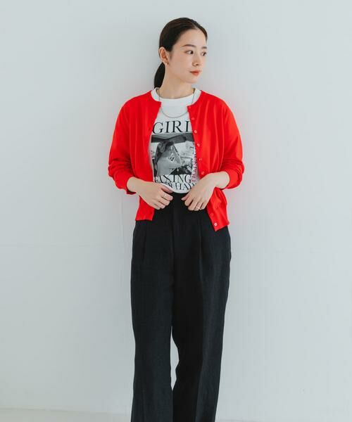 URBAN RESEARCH / アーバンリサーチ カーディガン・ボレロ | new basic　ハイゲージクルーネックニットカーディガン | 詳細4