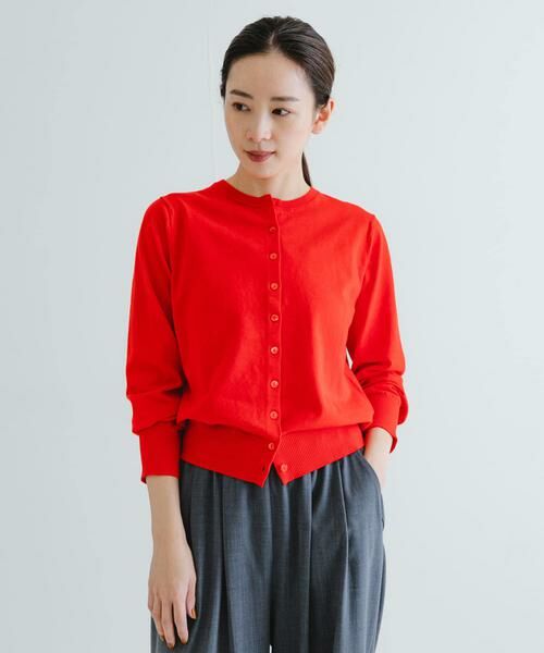 URBAN RESEARCH / アーバンリサーチ カーディガン・ボレロ | new basic　ハイゲージクルーネックニットカーディガン | 詳細5