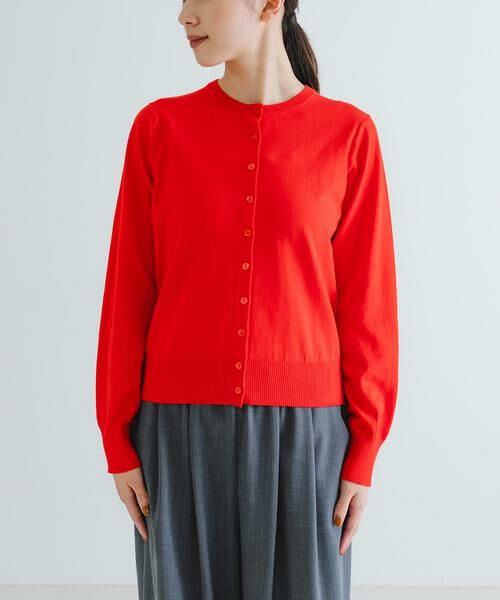 URBAN RESEARCH / アーバンリサーチ カーディガン・ボレロ | new basic　ハイゲージクルーネックニットカーディガン | 詳細8