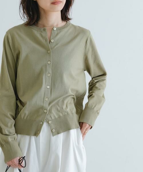 URBAN RESEARCH / アーバンリサーチ カーディガン・ボレロ | new basic　ハイゲージクルーネックニットカーディガン | 詳細14