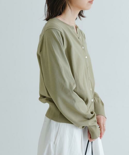 URBAN RESEARCH / アーバンリサーチ カーディガン・ボレロ | new basic　ハイゲージクルーネックニットカーディガン | 詳細16