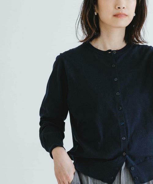 URBAN RESEARCH / アーバンリサーチ カーディガン・ボレロ | new basic　ハイゲージクルーネックニットカーディガン | 詳細23