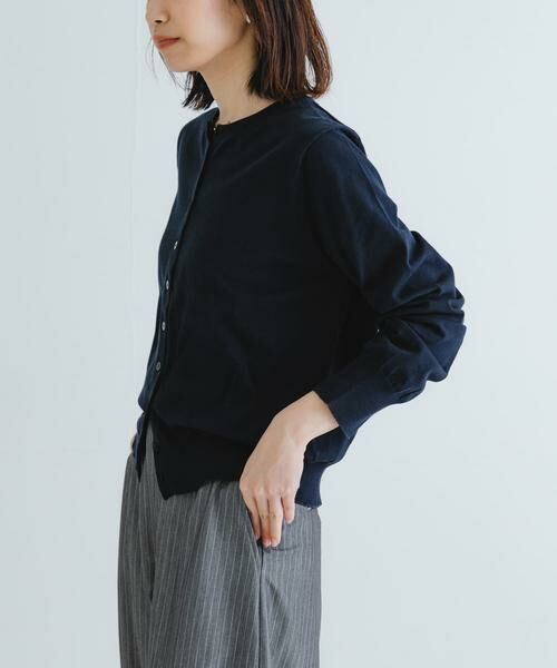 URBAN RESEARCH / アーバンリサーチ カーディガン・ボレロ | new basic　ハイゲージクルーネックニットカーディガン | 詳細24