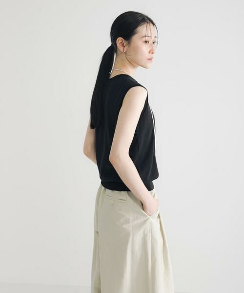 URBAN RESEARCH / アーバンリサーチ タンクトップ | UVカット加工ノースリーブニット | 詳細4
