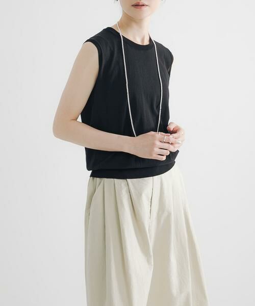 URBAN RESEARCH / アーバンリサーチ タンクトップ | UVカット加工ノースリーブニット | 詳細5