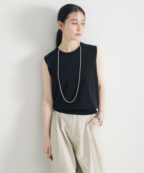 URBAN RESEARCH / アーバンリサーチ タンクトップ | UVカット加工ノースリーブニット | 詳細6