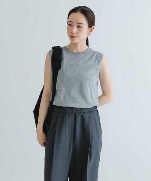 URBAN RESEARCH / アーバンリサーチ タンクトップ | UVカット加工ノースリーブニット | 詳細12