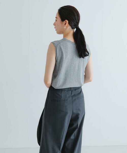 URBAN RESEARCH / アーバンリサーチ タンクトップ | UVカット加工ノースリーブニット | 詳細13