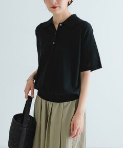 URBAN RESEARCH / アーバンリサーチ ニット・セーター | シャツカラーハーフスリーブニット