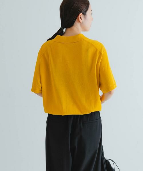 URBAN RESEARCH / アーバンリサーチ ニット・セーター | シャツカラーハーフスリーブニット | 詳細2