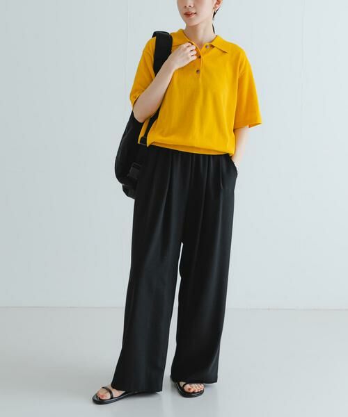 URBAN RESEARCH / アーバンリサーチ ニット・セーター | シャツカラーハーフスリーブニット | 詳細5