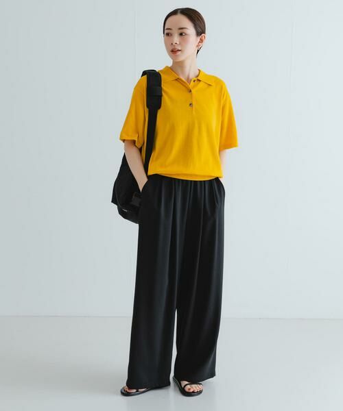 URBAN RESEARCH / アーバンリサーチ ニット・セーター | シャツカラーハーフスリーブニット | 詳細6