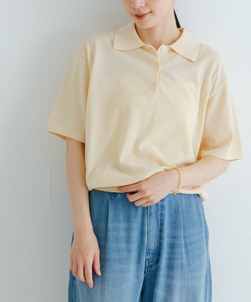 URBAN RESEARCH / アーバンリサーチ ニット・セーター | シャツカラーハーフスリーブニット | 詳細13