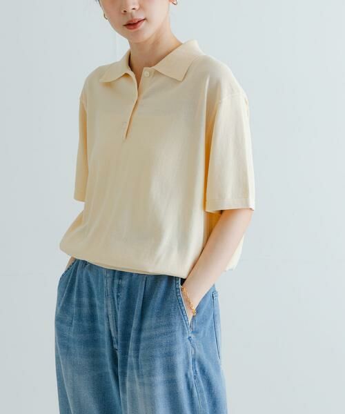 URBAN RESEARCH / アーバンリサーチ ニット・セーター | シャツカラーハーフスリーブニット | 詳細15