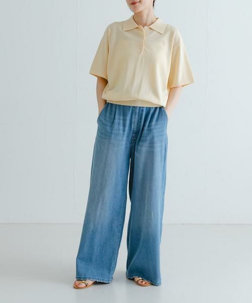 URBAN RESEARCH / アーバンリサーチ ニット・セーター | シャツカラーハーフスリーブニット | 詳細18