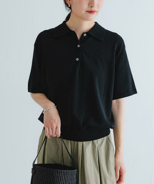 URBAN RESEARCH / アーバンリサーチ ニット・セーター | シャツカラーハーフスリーブニット | 詳細22
