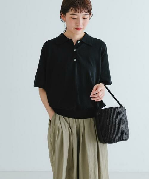 URBAN RESEARCH / アーバンリサーチ ニット・セーター | シャツカラーハーフスリーブニット | 詳細25