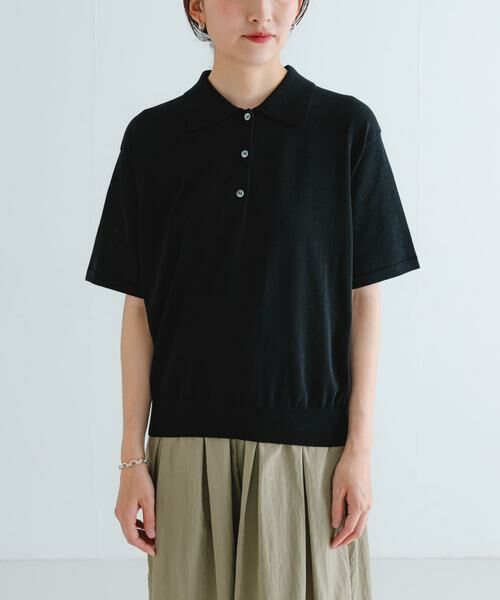 URBAN RESEARCH / アーバンリサーチ ニット・セーター | シャツカラーハーフスリーブニット | 詳細29