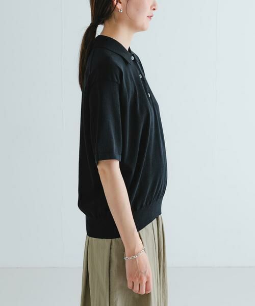 URBAN RESEARCH / アーバンリサーチ ニット・セーター | シャツカラーハーフスリーブニット | 詳細30