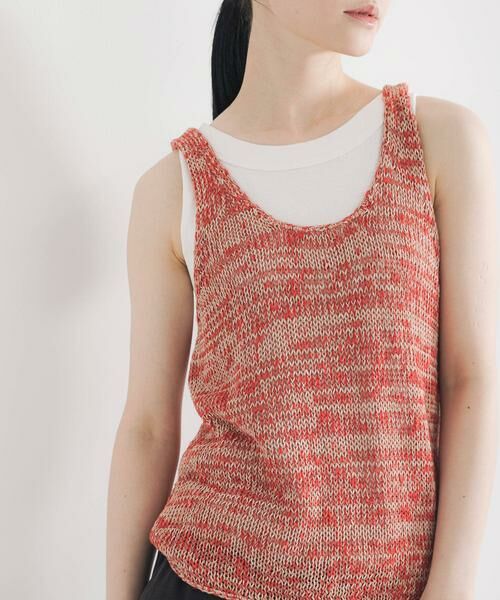 URBAN RESEARCH / アーバンリサーチ ニット・セーター | リネン混ノースリーブニット | 詳細1