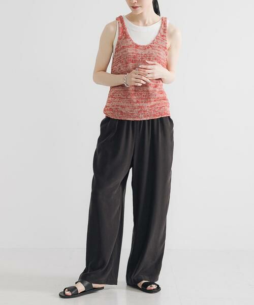 URBAN RESEARCH / アーバンリサーチ ニット・セーター | リネン混ノースリーブニット | 詳細6