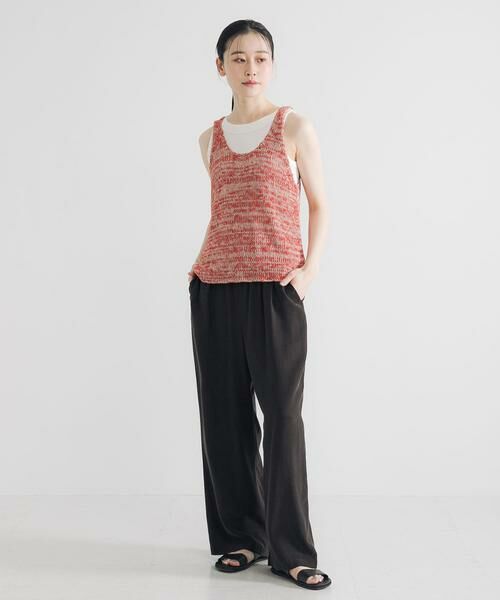 URBAN RESEARCH / アーバンリサーチ ニット・セーター | リネン混ノースリーブニット | 詳細7