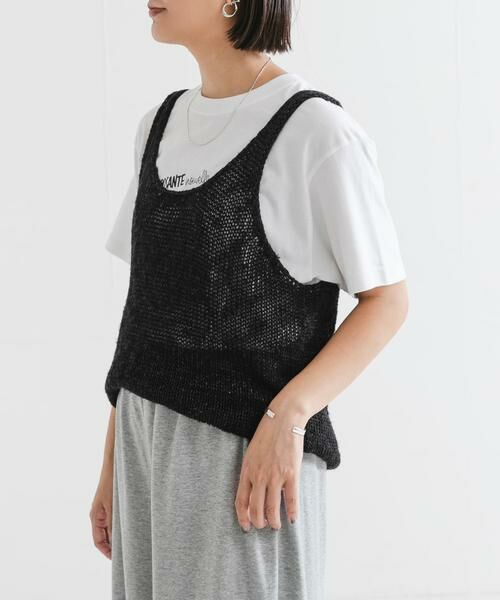 URBAN RESEARCH / アーバンリサーチ ニット・セーター | リネン混ノースリーブニット | 詳細11