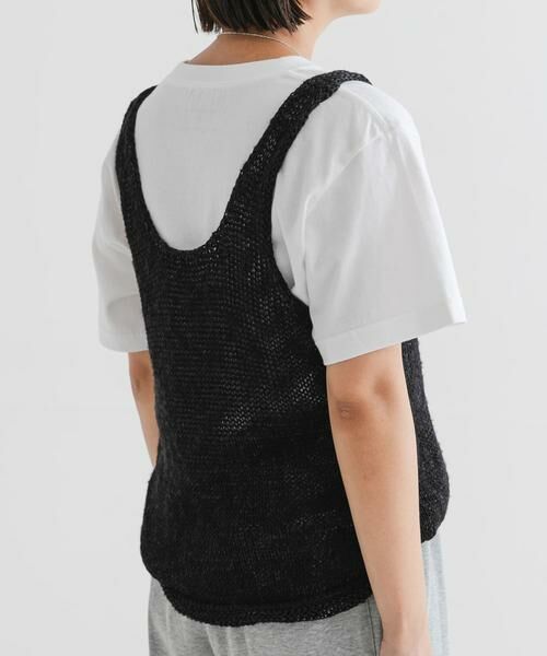URBAN RESEARCH / アーバンリサーチ ニット・セーター | リネン混ノースリーブニット | 詳細12