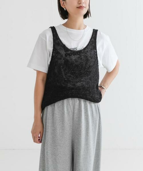 URBAN RESEARCH / アーバンリサーチ ニット・セーター | リネン混ノースリーブニット | 詳細13