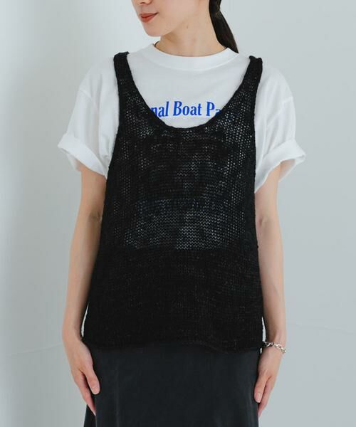 URBAN RESEARCH / アーバンリサーチ ニット・セーター | リネン混ノースリーブニット | 詳細17