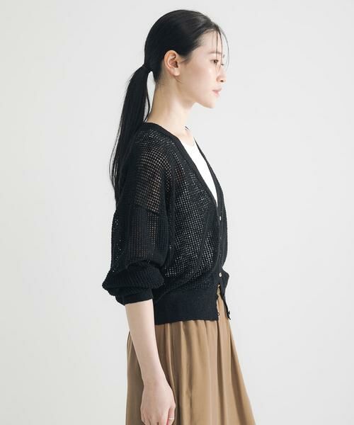 URBAN RESEARCH / アーバンリサーチ カーディガン・ボレロ | ブークレメッシュニットカーディガン | 詳細14