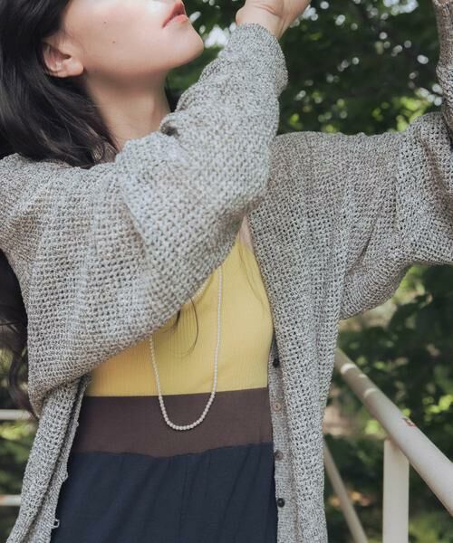 URBAN RESEARCH / アーバンリサーチ カーディガン・ボレロ | ブークレメッシュニットカーディガン | 詳細21